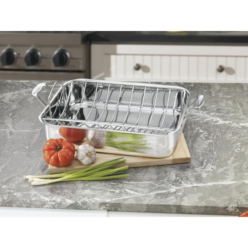cooking in a stainless steel pan